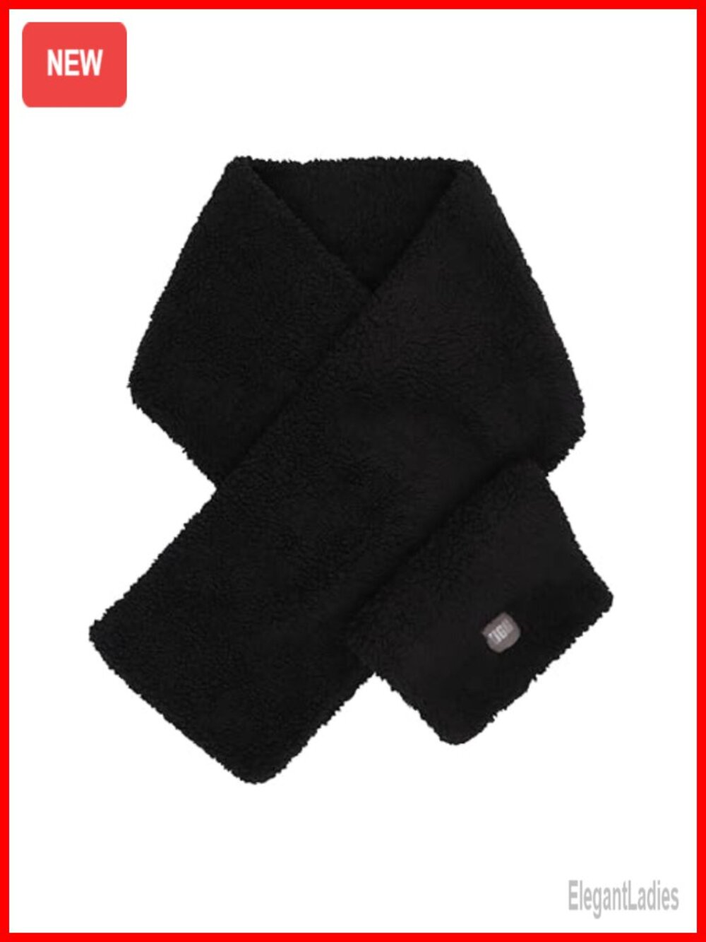 Oversized Sherpa Scarf Faux Fur Polyester Winter Wrap